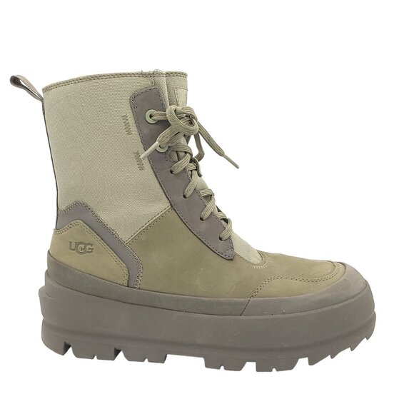 NEW UGG The UGG Lug Boots Womens 7.5 Moss Green Outdoors Rugged Chunky Grunge - Picture 1 of 9